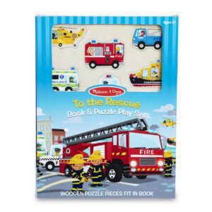 melissa and doug book and puzzle play set to the rescue pre order 4akid 1