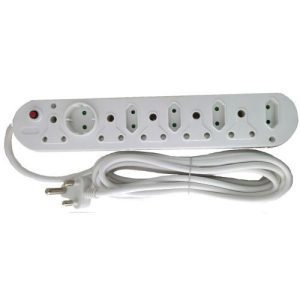 alphacell 10 way multiplug with 5m extension 4akid