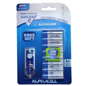 alphacell alkaline pro digital battery size aa 8pc 4akid
