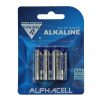 alphacell value battery size aaa 4pc 4akid