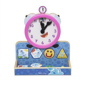 melissa and doug blues clues and you tickety tock wooden magnetic clock pre order 4akid 1