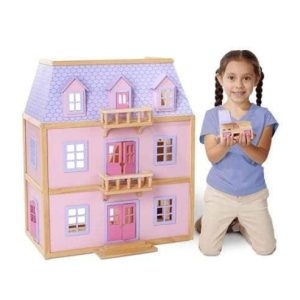 melissa and doug multi level solid wood dollhouse pre order 4akid 1
