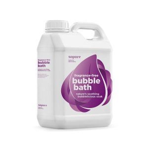 sopuretm lifestyle range fragrance free bubble bath 5l 4akid