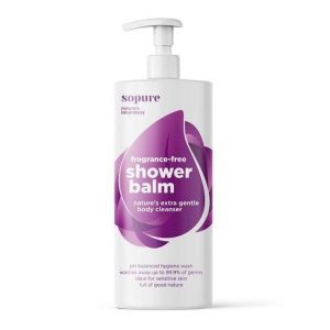 sopuretm lifestyle range fragrance free shower balm 500ml 4akid