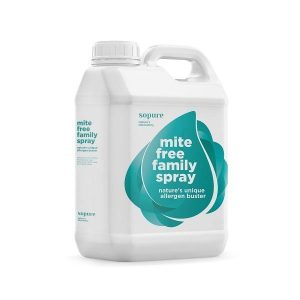 sopuretm mitefree household range family allergen buster spray 5l 4akid 1
